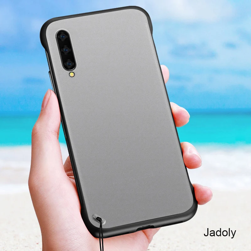 Frameless Transparent Matte Hard Phone Case For Huawei Honor 9X Pro Case Honor 9X Pro Back Cover With Finger Ring Lanyard