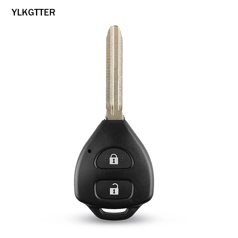 YLKGTTER 2 кнопки дистанционного ключа для Toyota Camry Corolla Prado RAV4 Vios Hilux, Yaris автомобиля 315 МГц 4D67 чип