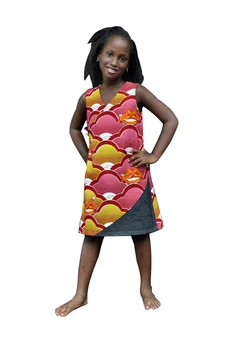 

2020 new arrival spring and summer african children printing dress S-XL