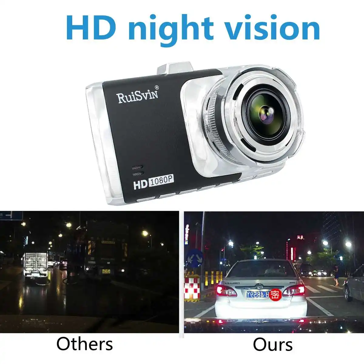 GT3000 3 дюйма HD 1080P Автомобильная камера DVR Автомобильный видеорегистратор HD ЖК-экран g-сенсор 170 ° A+ объектив