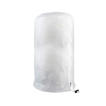 

Cold Weather Frost Protection Shading Zipper Closure Protective Bag Winter Warm Plant Cover Recyclable Non Woven Fabric White