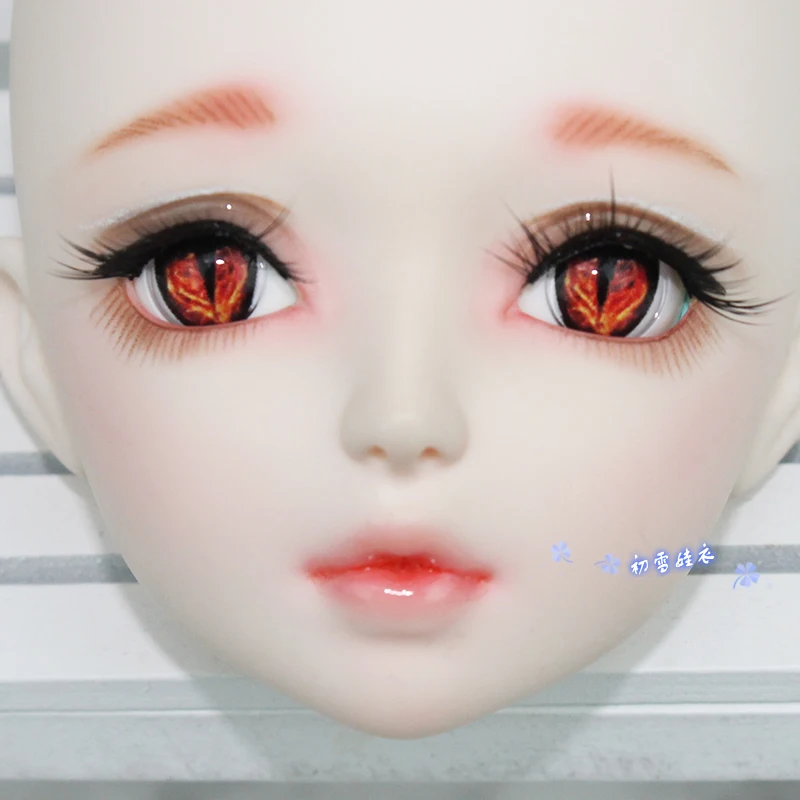1/6 1/4 1/3 BJD аксессуары кукла полусферический глазный шар пластиковый мультфильм глаз для BJD/SD, не включает кукольную голову и другие E2561