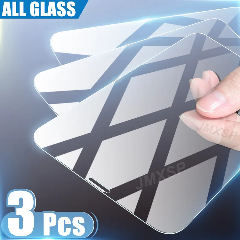 3Pcs Tempered Glass For iPhone 8 7 6 6S Plus X XR XS MAX Screen Protector For iPhone 11 12 Pro Max Mini 5 5S SE 2020 Glass Film