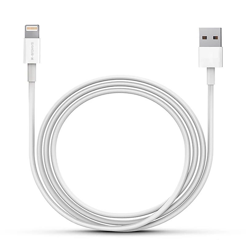 N-bravers мобильный зарядный кабель lightning для iPhone 11 pro max Apple IOS X S 6 7 8 plus 5 5S ipad с чипами Q8