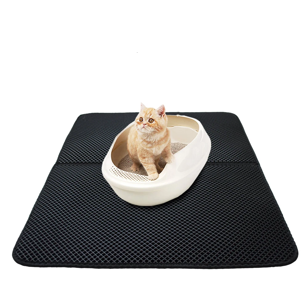 Непромокаемый коврик gato EVA doble capa gato captura arena para mascotas gato Mat limpio de productos para gatos acces