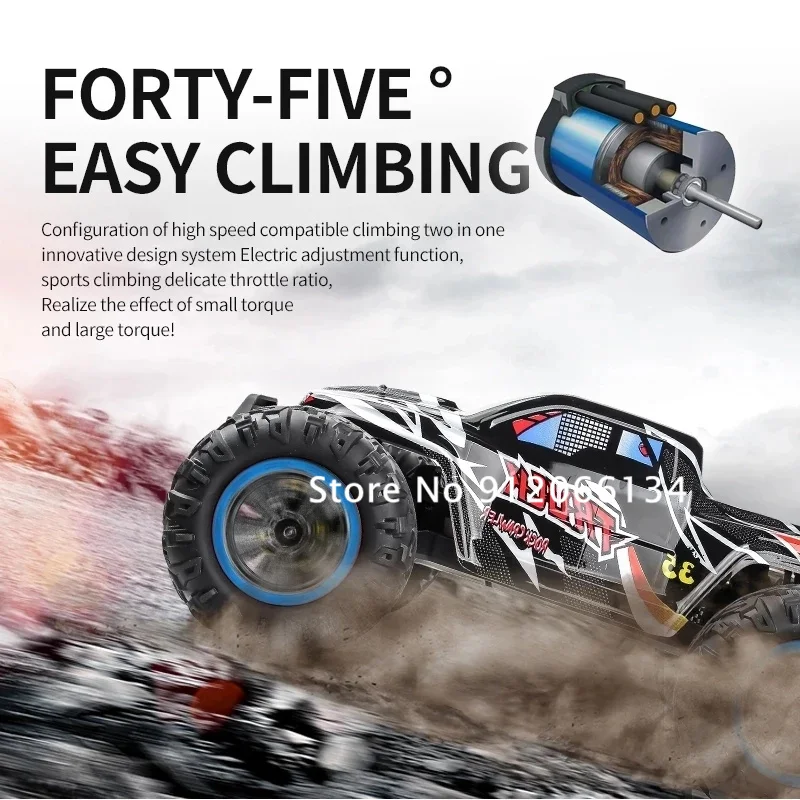 1:10 80KM/H Off-road Brushless Racing Drift 4WD RC Car 200M Metal Hydraulic Shock Absorber Climbing RC Buggy Truck Adult Toys 5