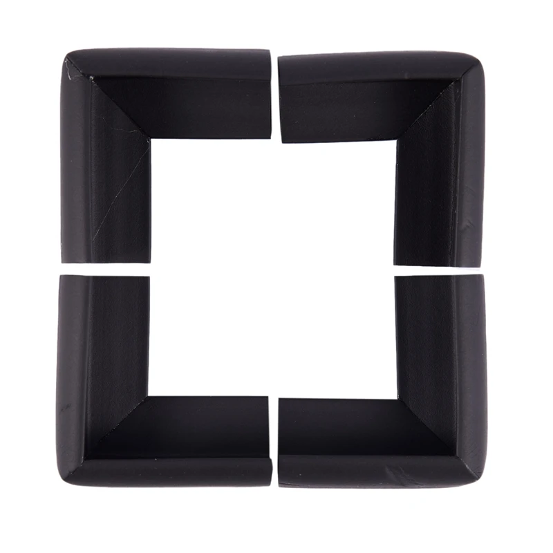 Hot-4pcs Child Baby Safety Desk Table Edge Cover Guard Corner Protector Cushion light brown