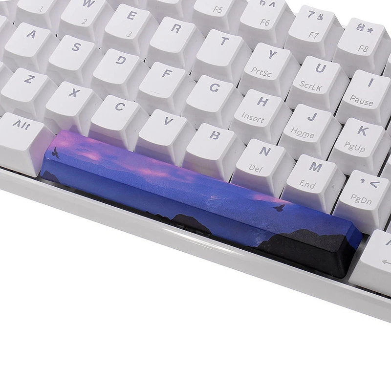 PBT Space Keycaps механическая клавиатура DIY Keycap(6.25U Space Keycap)-Рассвет