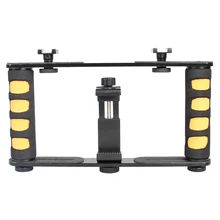 RISE-Lt-32 мобильный телефон ручной кронштейн камеры видео живой кролик клетка с стабильным кронштейном