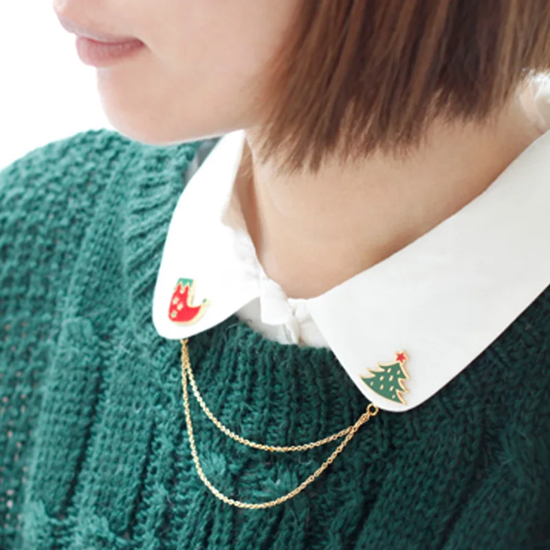 Новогодняя и Рождественская тематическая булавка для галстука Рождественский