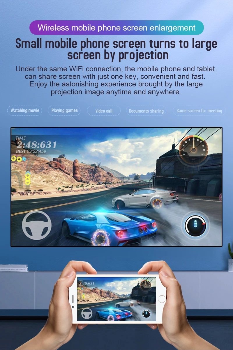 Alston c99 mini dlp android projetor wifi bluetooth 5.0 portátil led projetor de vídeo cinema em casa apoio miracast airplay-2