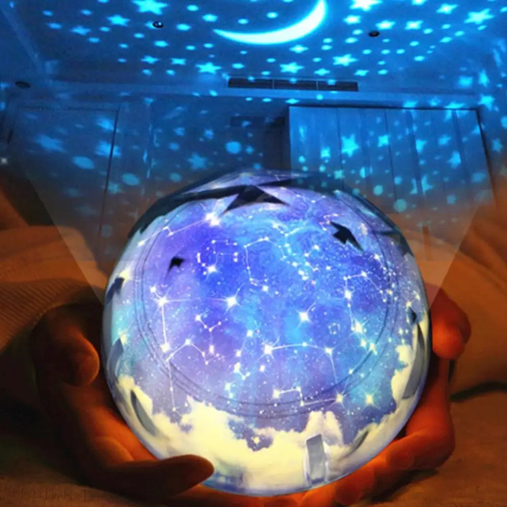 

When Turning Off Can Also Be Used As A Night Light When Placed On The Protective Screen Led Night Light Starry Sky
