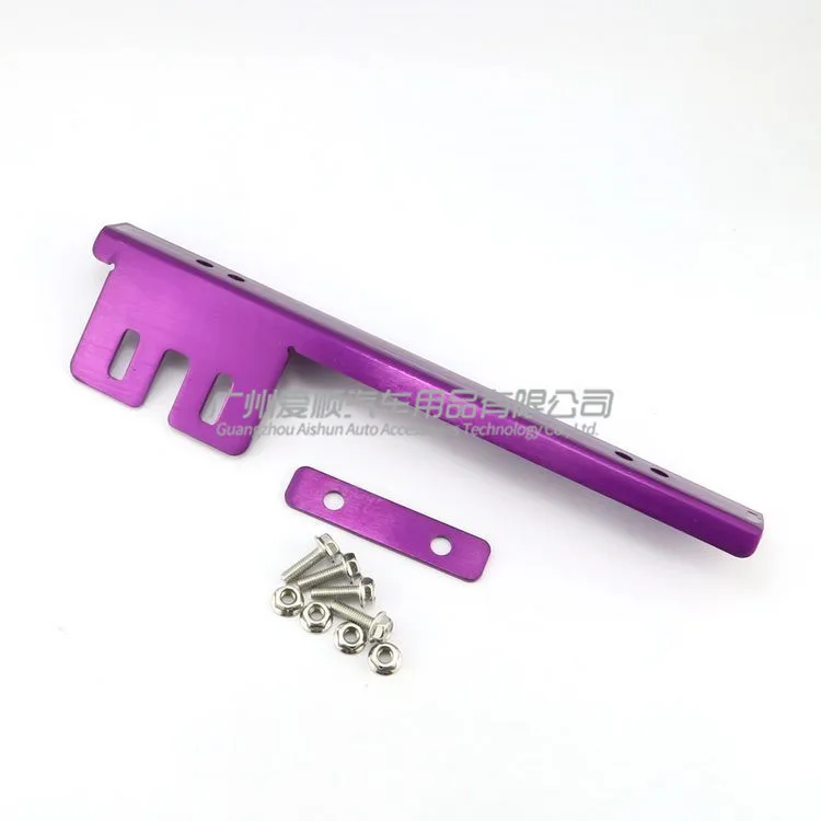 Автомобильная универсальная Модифицированная рамка номерного знака из алюминиевого сплава цветная алюминиевая пластина Металлический Кронштейн номерного знака