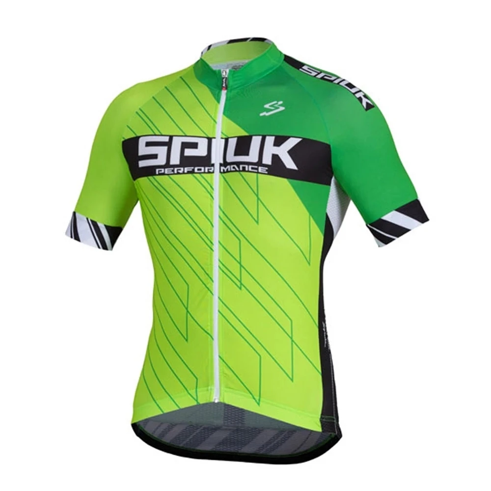 thumbnail image 1 of Spiukful - Maillot de ciclismo para hombre, manga corta, transpirable, para ciclismo de montaña, 1 of 4
