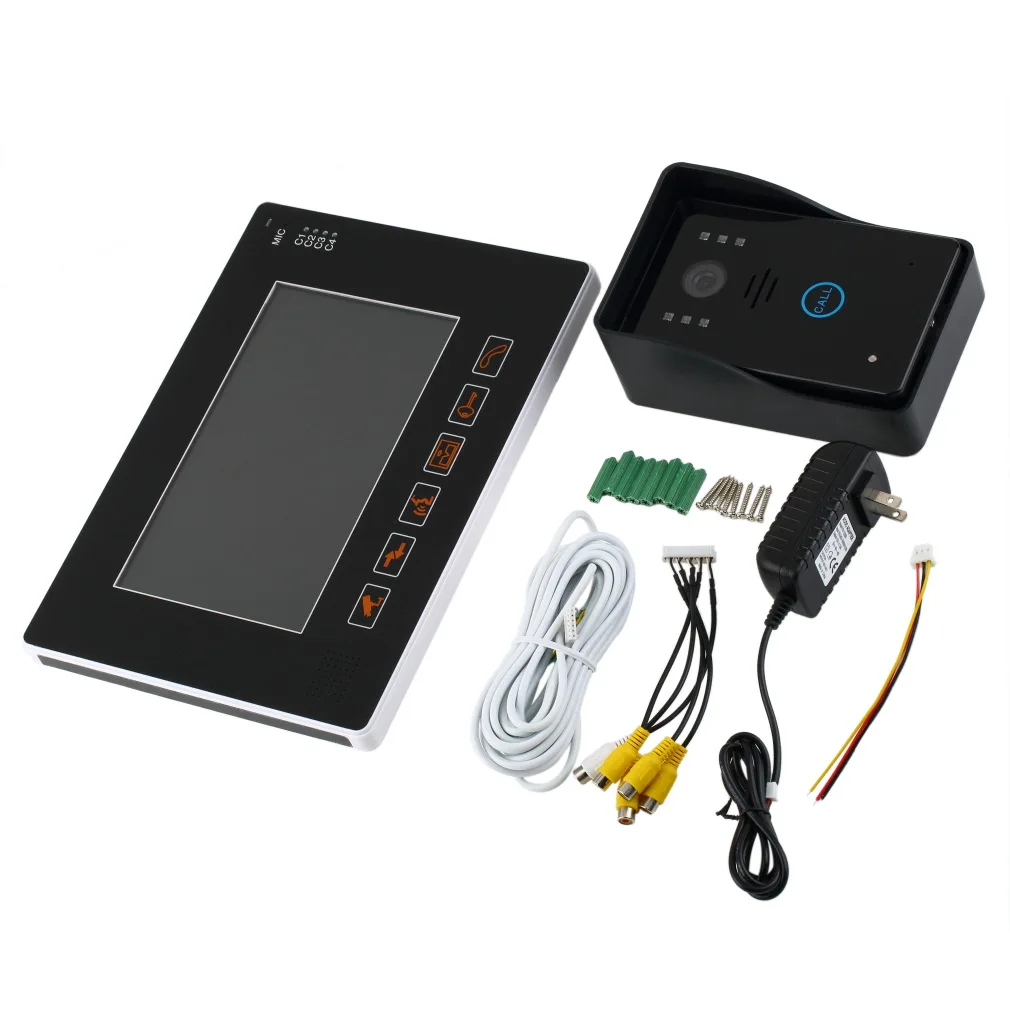 

9 Inch Security Ultra-slim Full-touch Screen Color TFT LCD Video Door Phone No Radiation Low Power Consumption HD