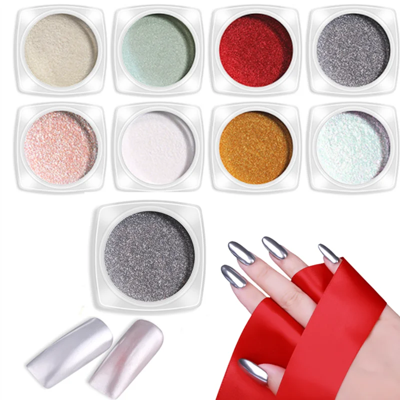 16 цветов порошок неонового пигмента Хамелеон Русалка супер зеркальный эффект