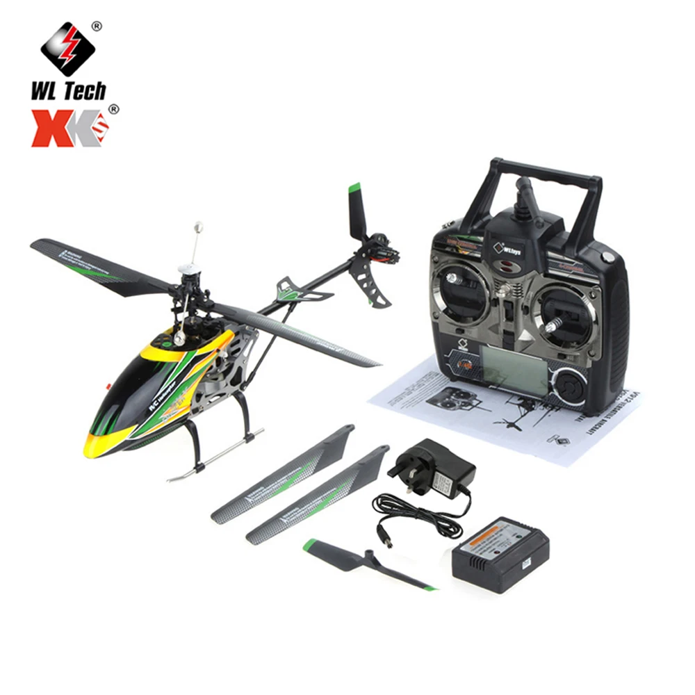 Вертолет Wltoys V912 4 канала радиосистема 2 ГГц однолопастной для детей