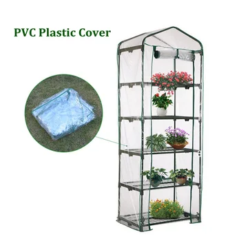 

Five Floors Green Household Plant Greenhouse Mini Garden Warm Room PVC 187x69x49CM Transparent. Easy installation