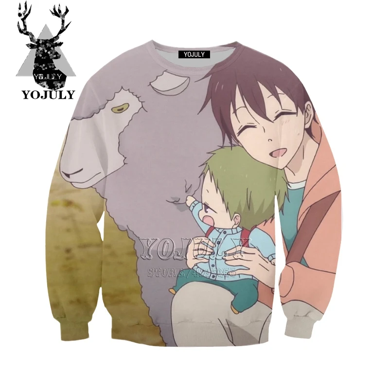 YOJULY/Новая Детская толстовка с 3D-принтом для папы, Gakuen dad детская одежда для мальчиков и девочек, подростков, братьев топы с длинными рукавами, modis SW99
