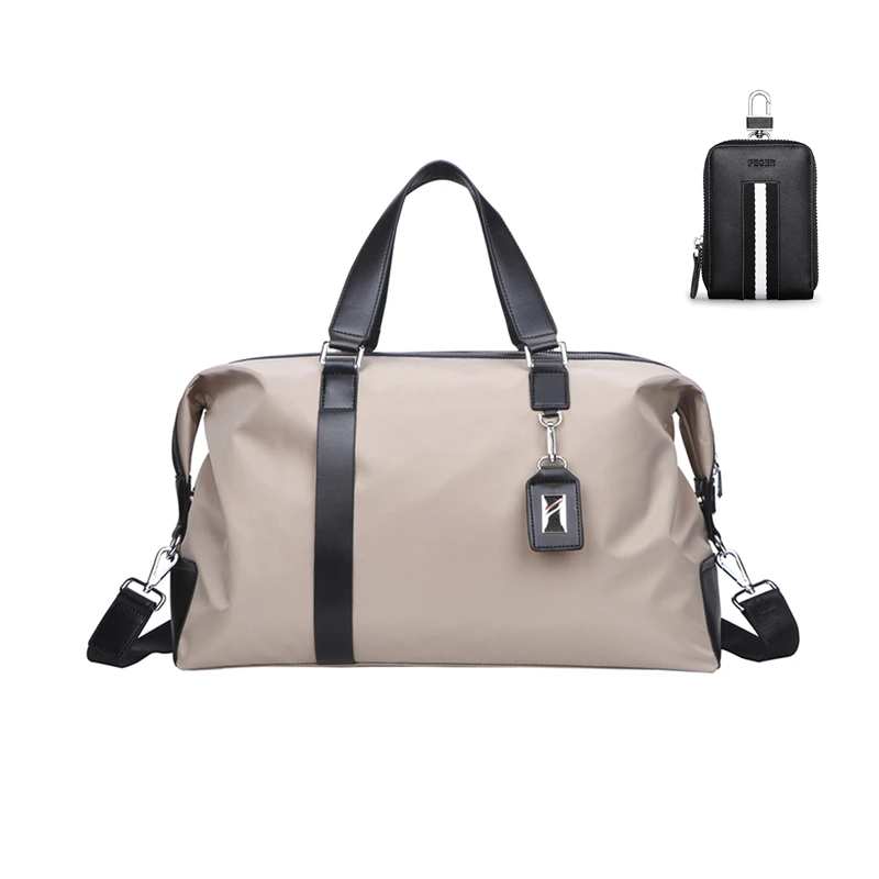 Оксфордская дорожная сумка, женская спортивная сумка, большая женская сумка для багажа, сумка для спортзала, Мужская нейлоновая сумка на плечо, мужская женская сумка FEGER - Цвет: L003-4-Y2