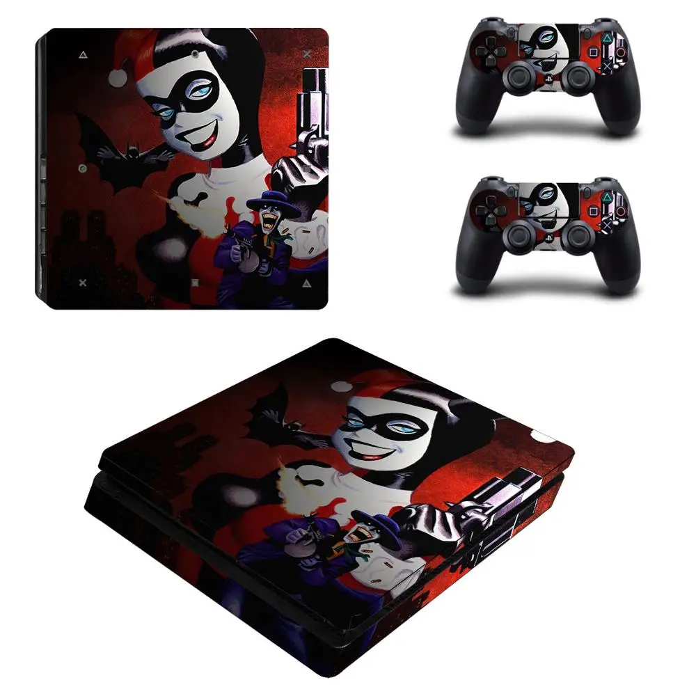 YSP4S-0641 Отряд Самоубийц Харли Квинн PS4 тонкая кожа Наклейка для Playstation 4 DuslShock 4 консоль и контроллер PS4 тонкая кожа Наклейка - Цвет: YSP4S-0641