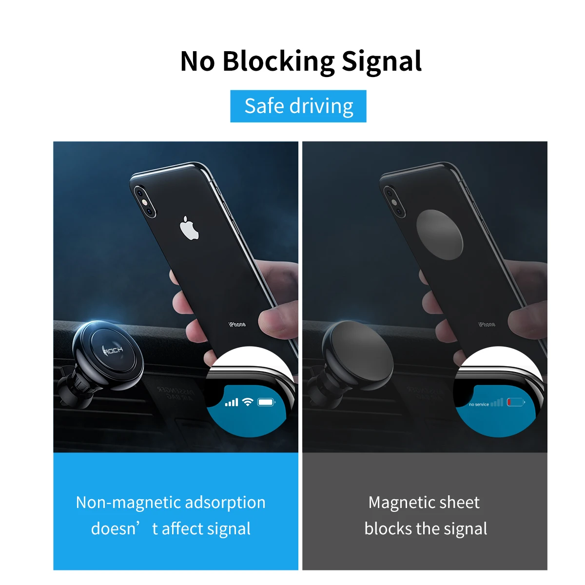 Автомобильный Автомобильный держатель для телефона Rock для iPhone X XS Max XR samsung S9 Автомобильный gps телефон стенд Telefon Tutucu