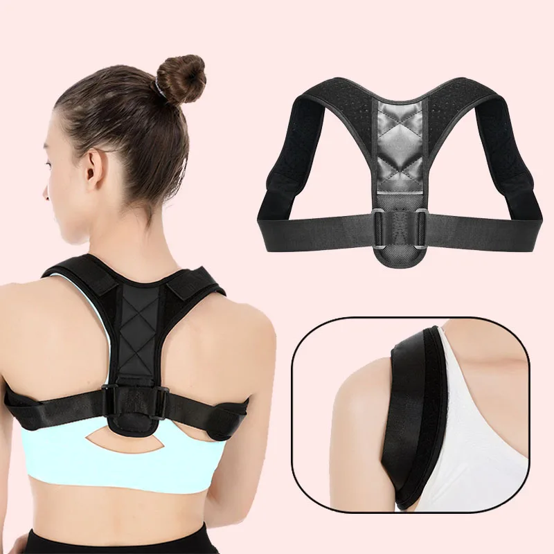 

Health Posture Corrector Back Support Shoulder Back Posture Correction Spine Corrector Postural Brace Fixer Adjustable Tape