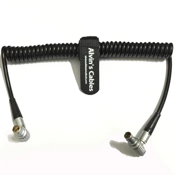 

Alvin's Cables 2 Pin Right Angle Coiled Twist Cable Power Teradek Bond ARRI Alexa Camera