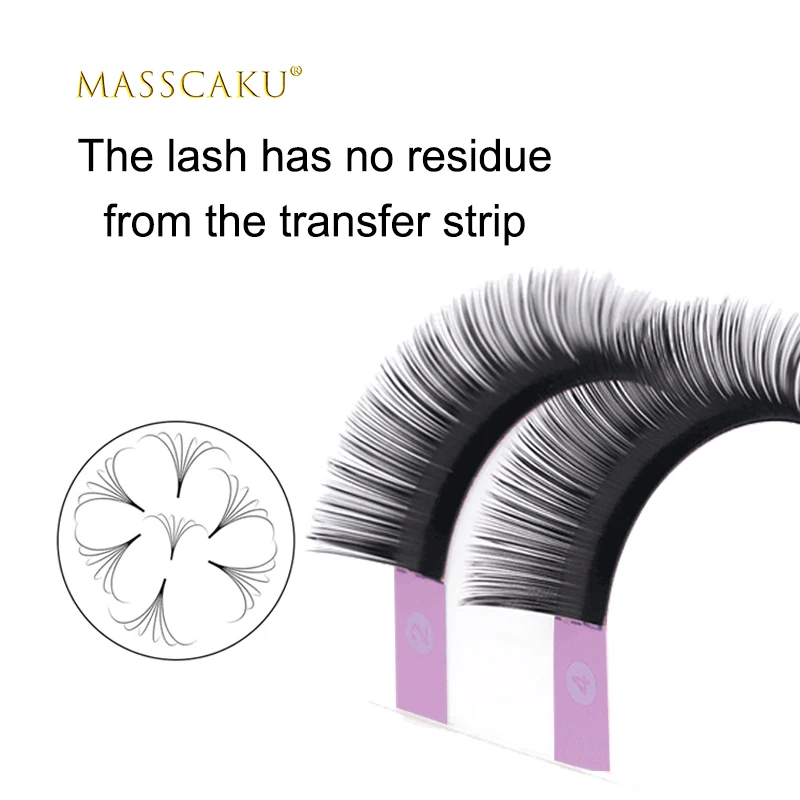 

Hot Selling Easy Fan Matte Cashmere Lash Extensions 0.05/0.07/0.10 Eyelash Extension Tray Volume Russian Matte Flowering Fan