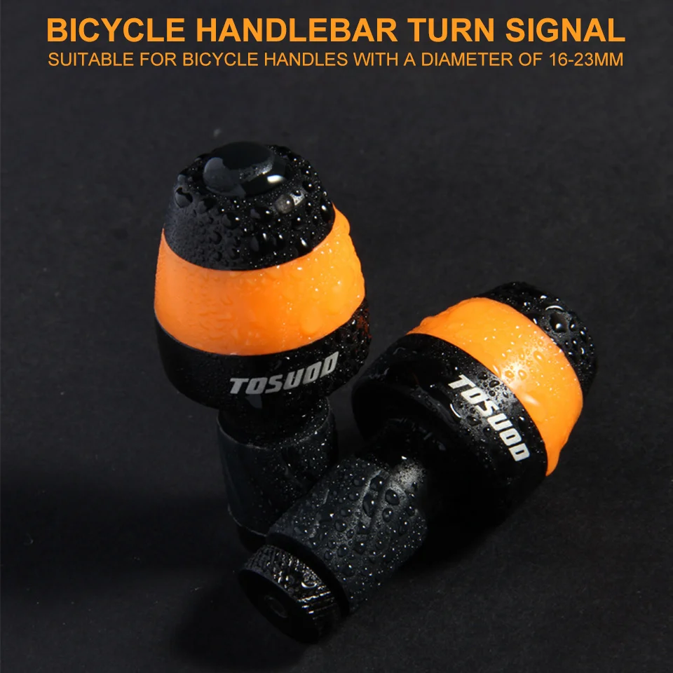 

Bicycle handlebar light led steering warning light waterproof mountain bike lights multi-function riding equipment accessories