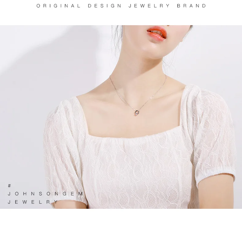 TS-XL005, высокое качество,, милый испанский медведь, драгоценный камень, ожерелье, ювелирное изделие, женское ювелирное изделие, ожерелье из стерлингового серебра