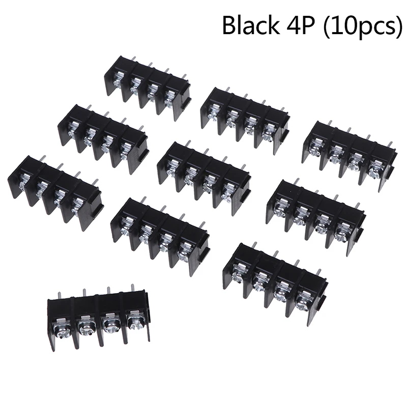 10Pcs 300V/20A 7.62 mm KF7.62- 2P 3P 4P Screw Terminal Block Connector 7.62mm Pitch - Цвет: F