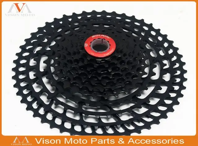 Freewheel Mountain Bicycle Freewheel 11S Speed 11-50T Cassette Sprocket Ultralight Flywheel Road Bike Light Only 490g 9*9*6cm