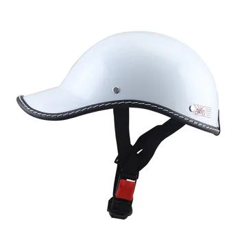

Drop ship Motorcycle Half Helmet Baseball Cap Style Half Face Helmet Electric Bike Scooter Anti-UV Safety Hard Hat New