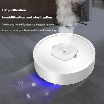 

Multifunctional Cordless Air Humidifier Aroma Essential Oil Diffuser UV Germicidal Lamp Disinfection Sterilizer with Wheel