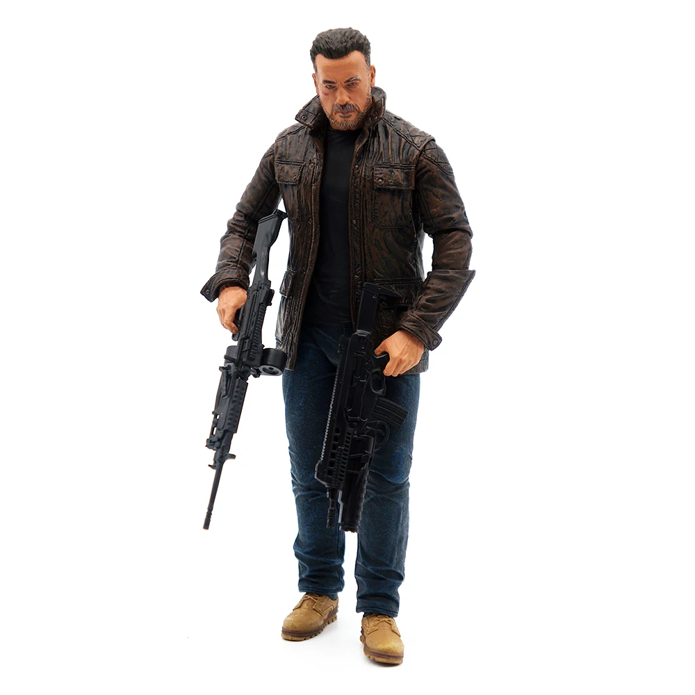 NECA Терминатор Темный Fate T-800 Сары Коннор ПВХ фигурка Модель Коллекция игрушек кукла подарок с оригинальной коробкой
