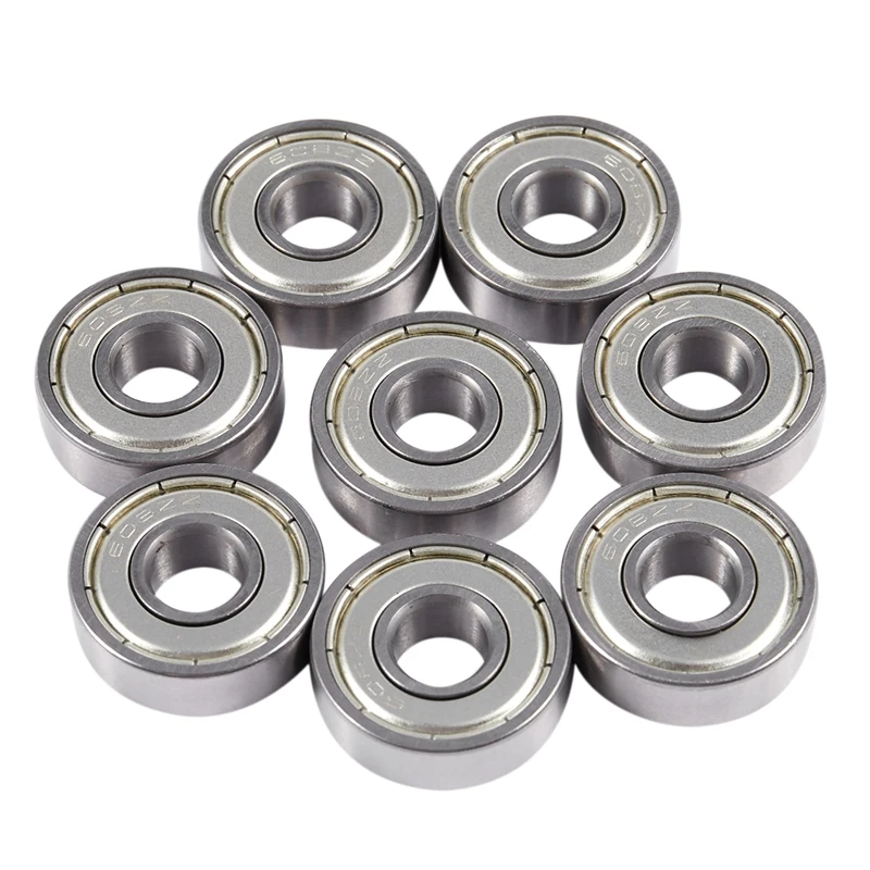 Skate Bearing 608 ZZ Wheel and Long board Skate Bearings, Double