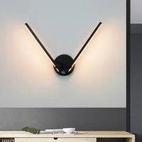 Nordic LED Indoor Wall Lamps 8W White/Black Wall Lights 2