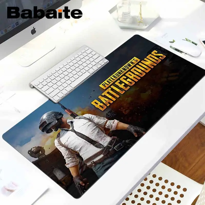 LockEdge 30x80cm Babaite персонализированные крутые модные Playerunknown's Battlegrounds резиновая мышь прочный Настольный коврик для мыши большой коврик для мыши - Цвет: LockEdge 30x80cm
