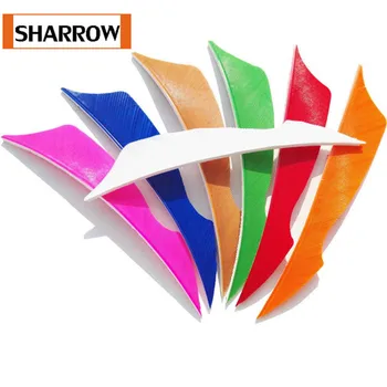 

50pcs Archery Arrow 4 " Natural Turkey Feather Fletches Fletching DIY Bow Right Wing Outdoor Shooting Hunting Accessories