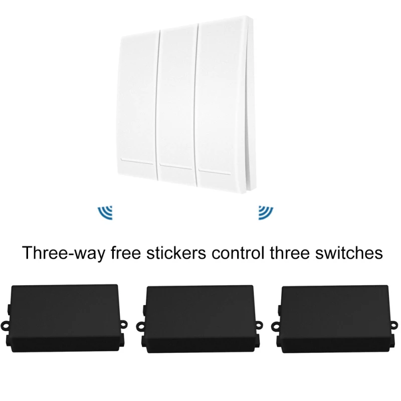 

Small night light bedside lamp 86 type install-free wiring-free, simple sensor switch signal transmitter, RF433 receiver