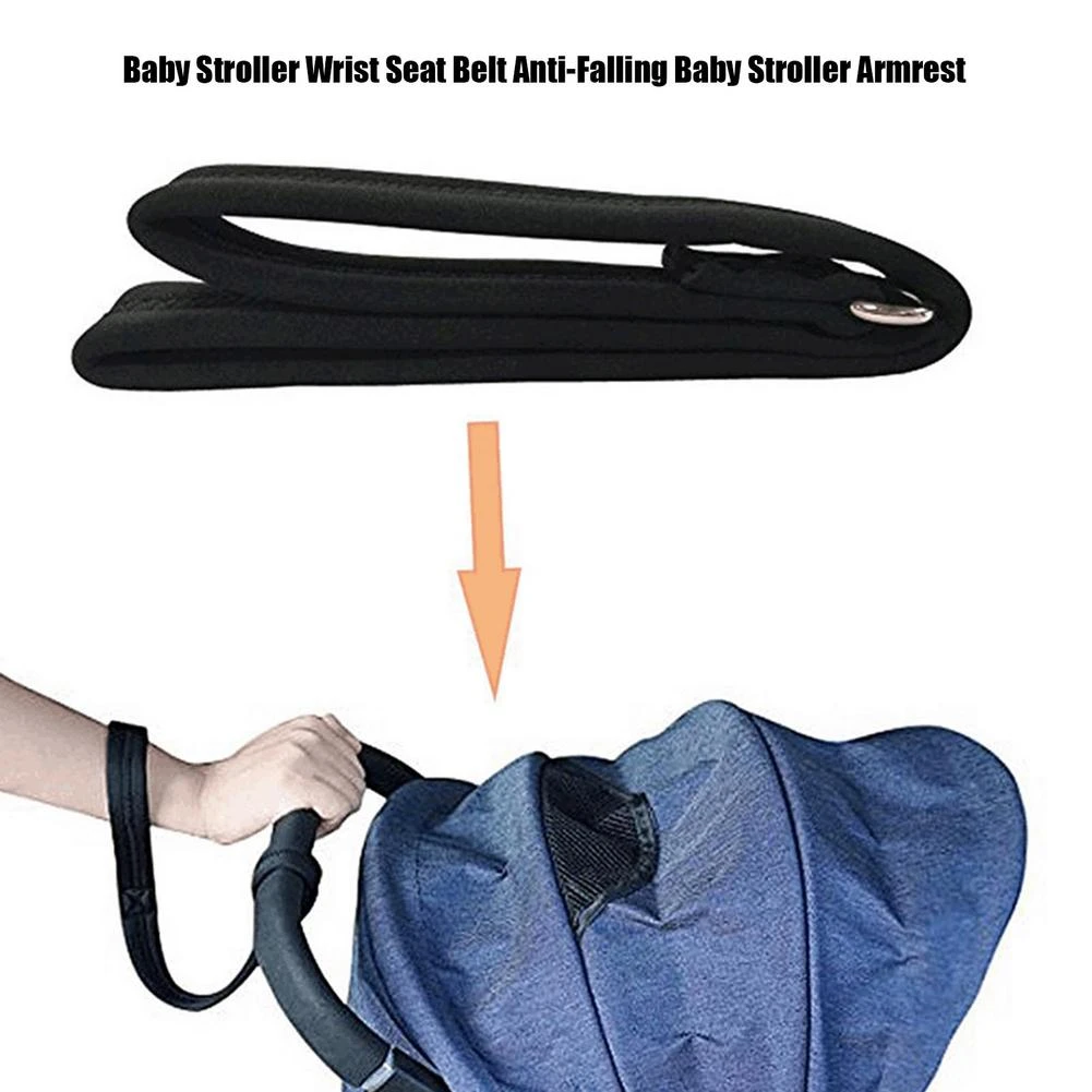 baby stroller handle cover Baby Stroller Safety Wrist Strap Safety Handlebars For Trolley Anti Carding Belt For Two Way Cart Baby Cart Accessories baby stroller cover for winter