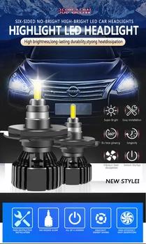 

Car Headlight H4 LED H7 H1 H3 H8 H11 9005 9006 55W 20000lm 6500K car Styling Auto Headlamp Fog Light Bulbs Car Accessories