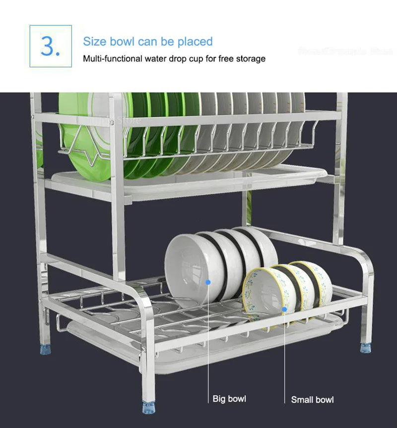 Кухонная сушилка для посуды сушилка из нержавеющей стали, сухая посуда, сушилка для посуды, сушилка для шкафчика