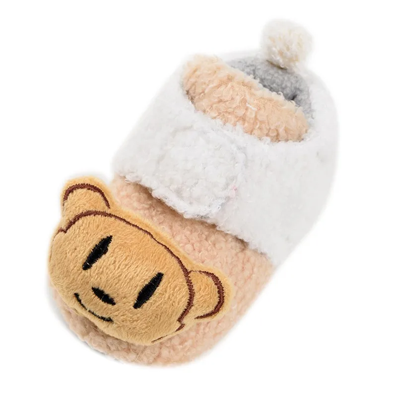 Baby Winter Shoes Children Footwear Shoes For Babies Toddler Girl Shoes Chaussure Bebe Fille Cartoon Fox Anti-slip First Walkers - Цвет: A
