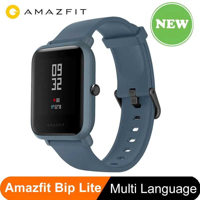 Amazfit Bip Lite глобальная версия Huami Смарт часы 1 28 дюймов дисплей водонепроницаемый 45