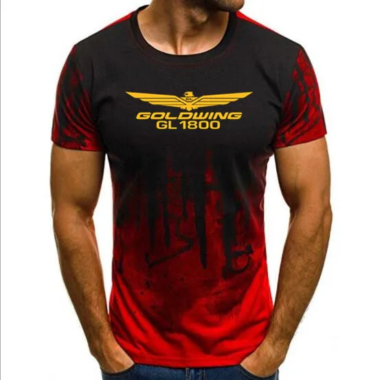 Goldwing 1800 с принтом "мотоцикл" футболка