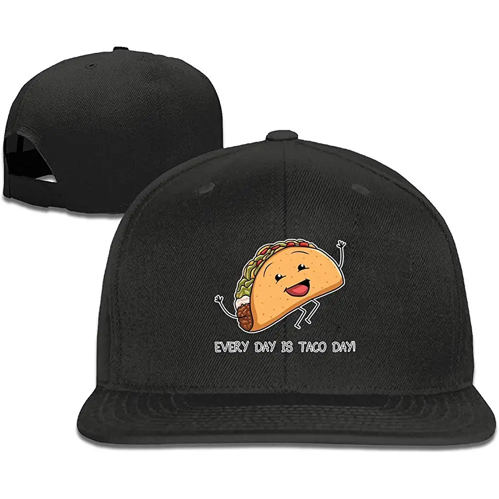 EANTE Unisex Taco Day Baseball Cap Mens Hats Black Sport One Size |