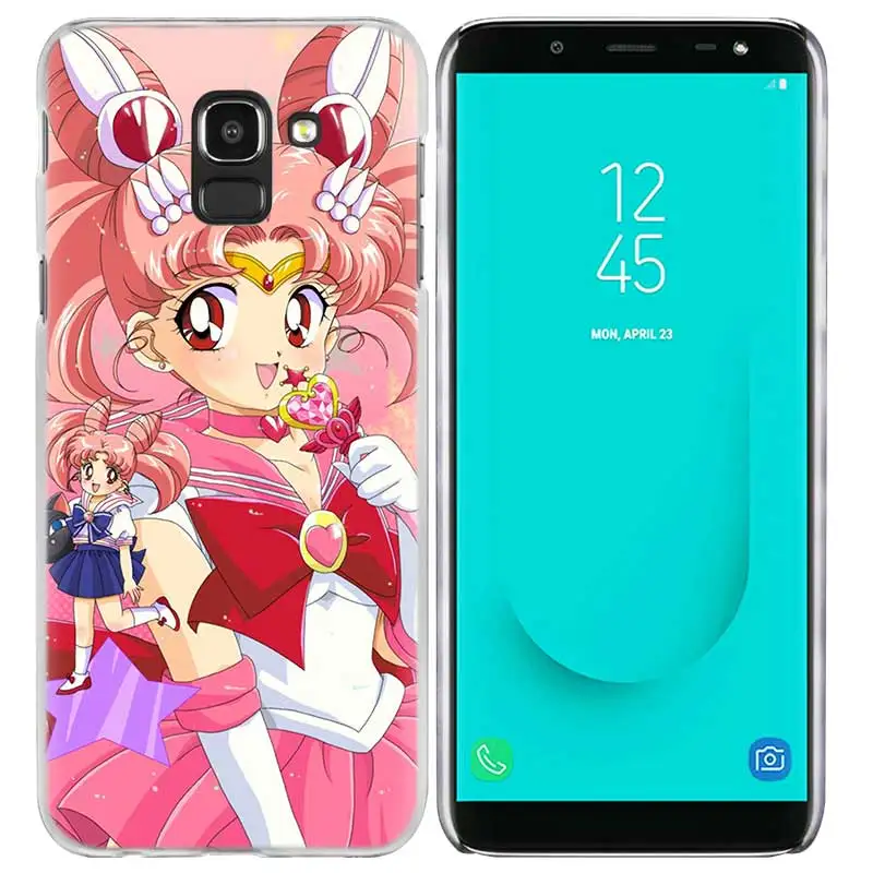 Розовый «Сейлор Мун» для костюмированной вечеринки по японскому аниме KawaiiCase Крышка для samsung Galaxy S10 S10e 5G S9 S8 S7 край M40 M30 M20 M10 J8 J6 J4 Plus