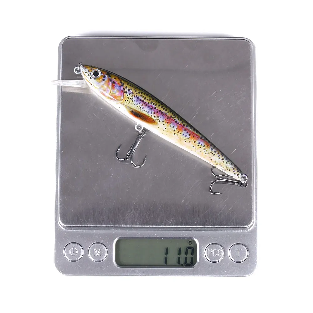 11cm 11g Wobblers Minnow Lure Crankbait Hard Fishing lure For Fishing Bass  Pike Carp Fishing Gear